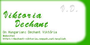 viktoria dechant business card